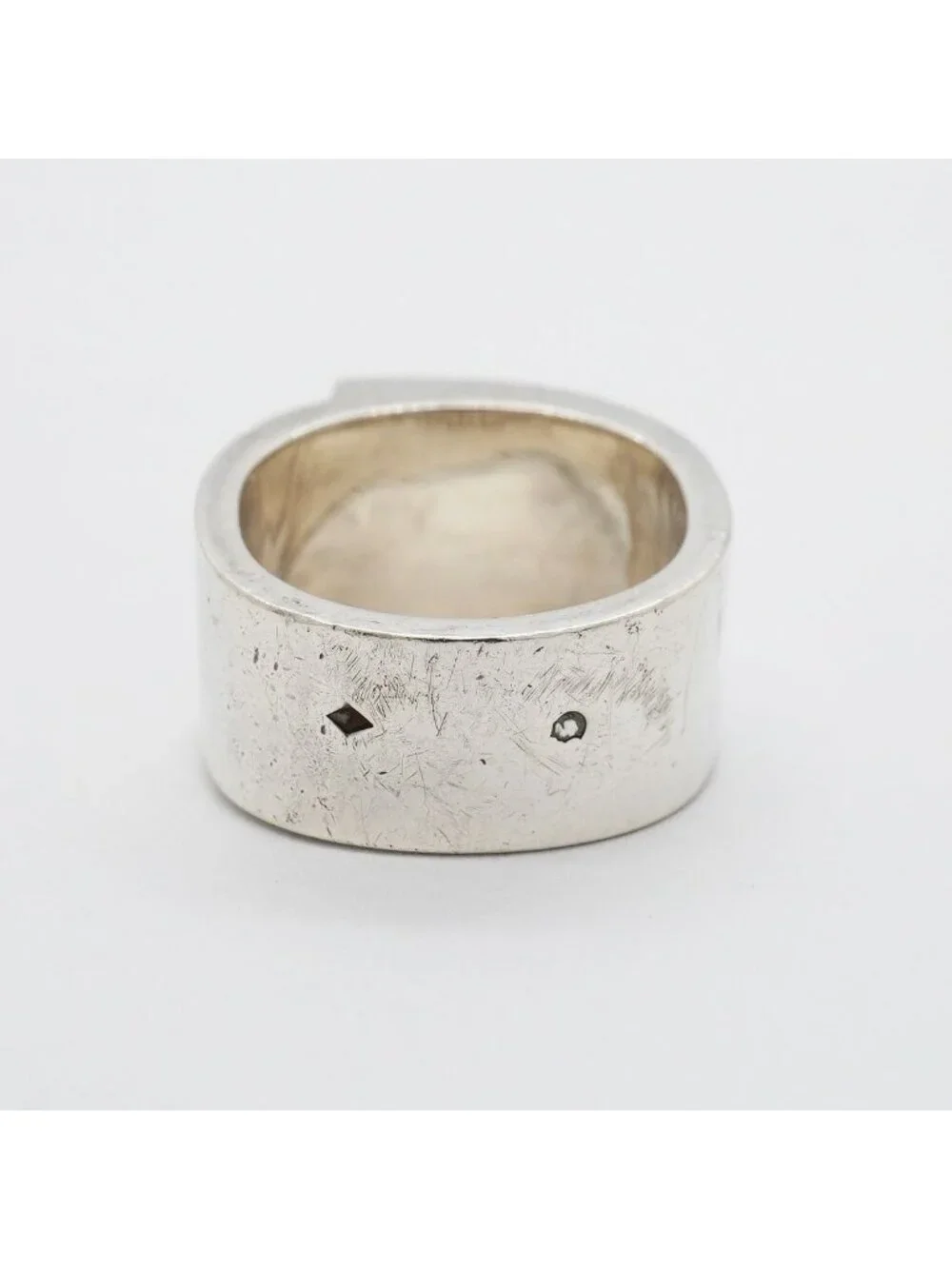 Hermes Ring Candy 925 Sterling Silver Blue